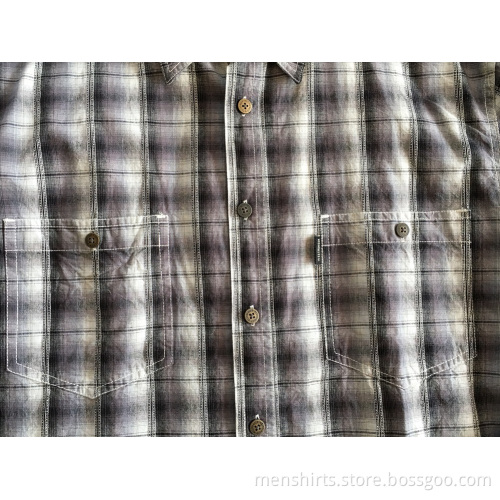 100% Cotton Yarn Dyed Fabric man shirt